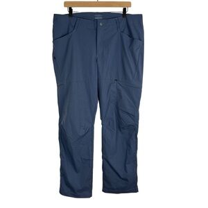 MERRELL Women's Nylon Ripstop Cargo Pants Blue 16 Gorpcore Outdoor Hiking Camp